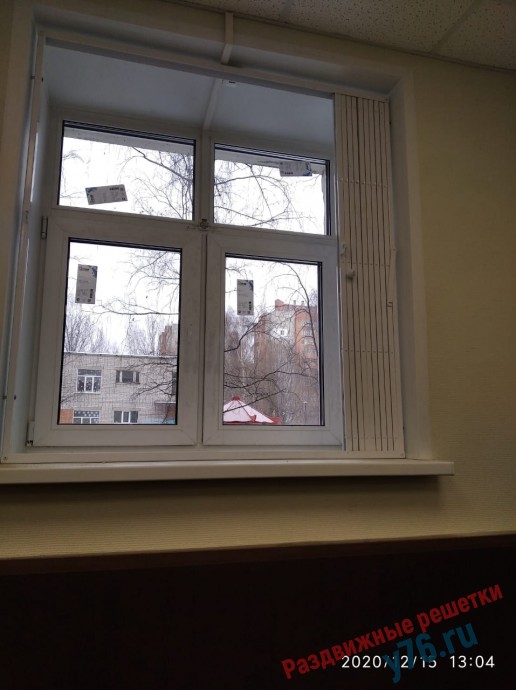 Раздвижная решетка на окно